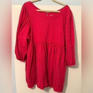 Free People FP Beach baby doll romper shorts with pockets